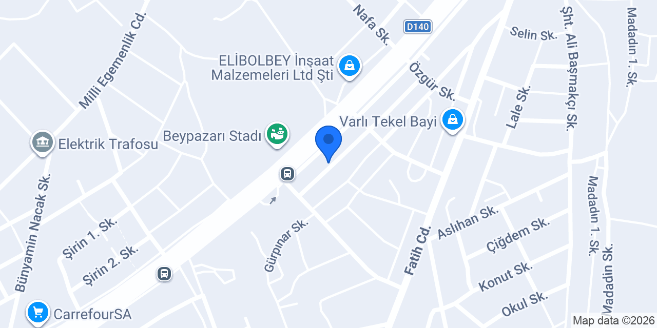 Yağmur Oto konumu