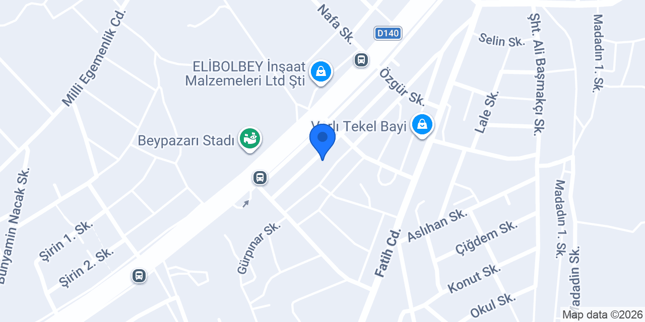 Aykut Oto Yedek Parça konumu