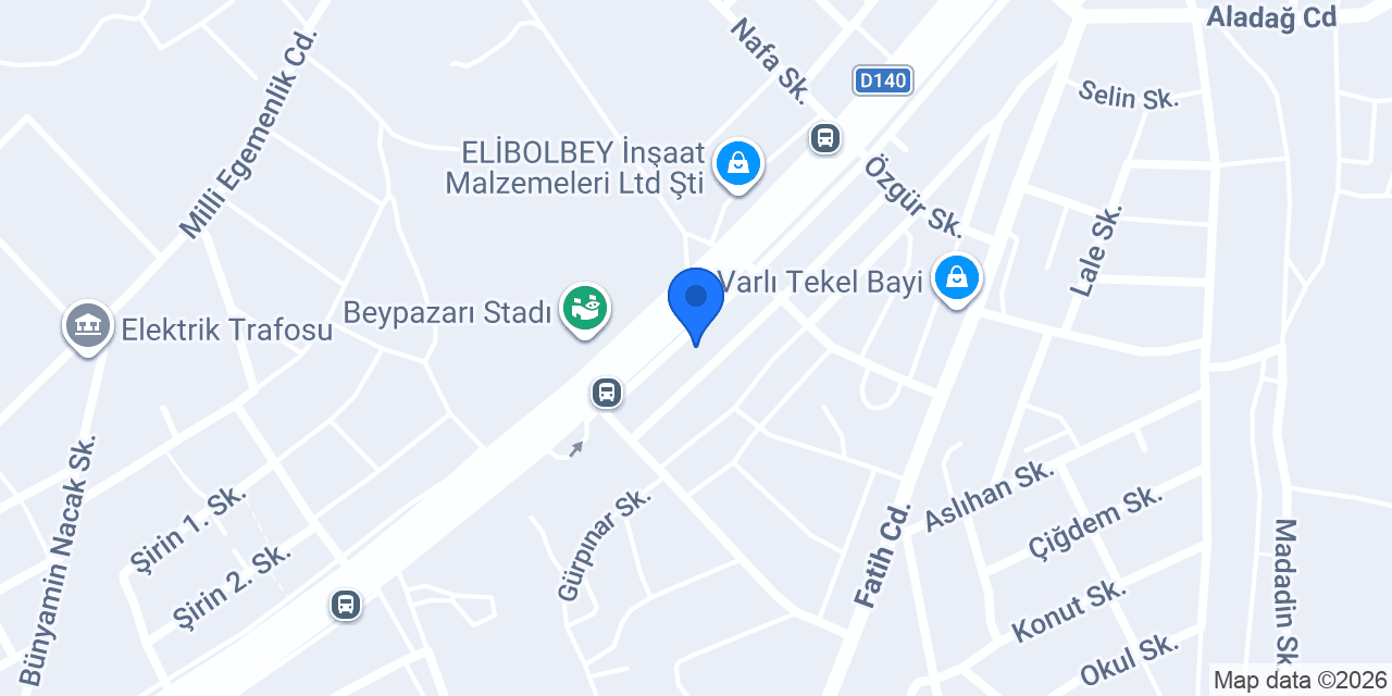 Burak Uz Oto Lastik konumu