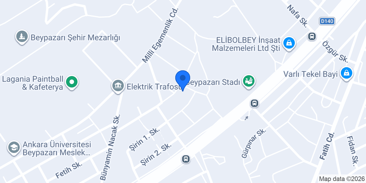 Beypazarı Fidecilik A.Ş. konumu