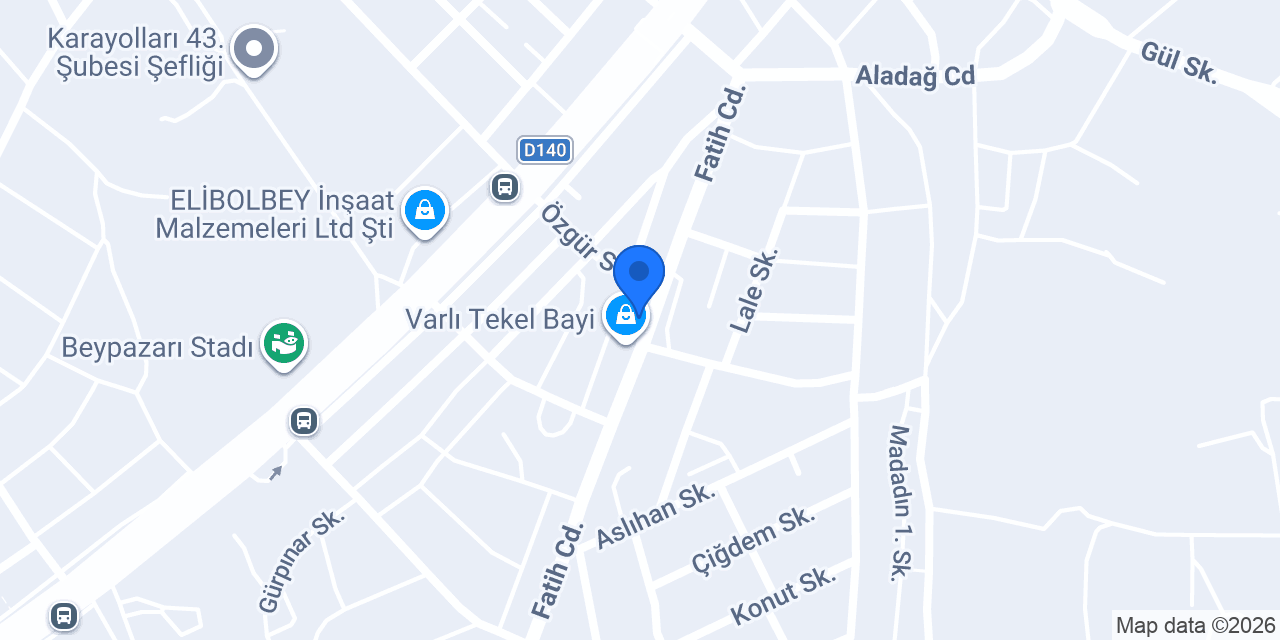 Çakır mobilya konumu