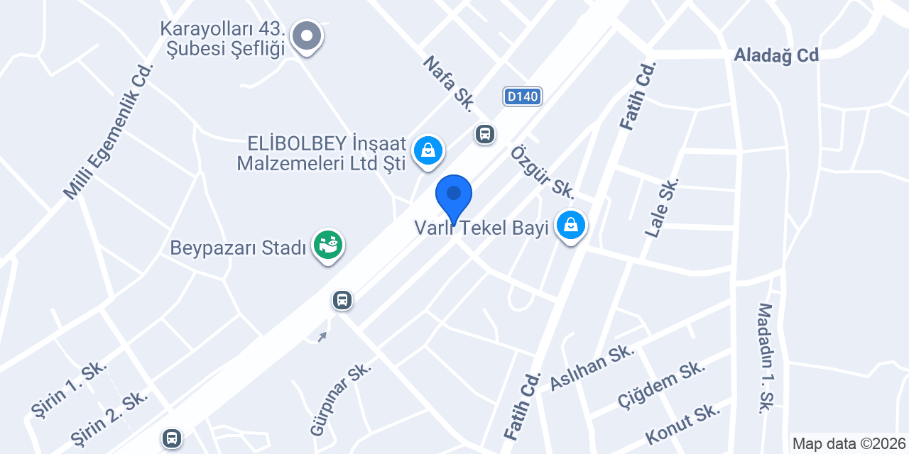 Oto Çelen konumu