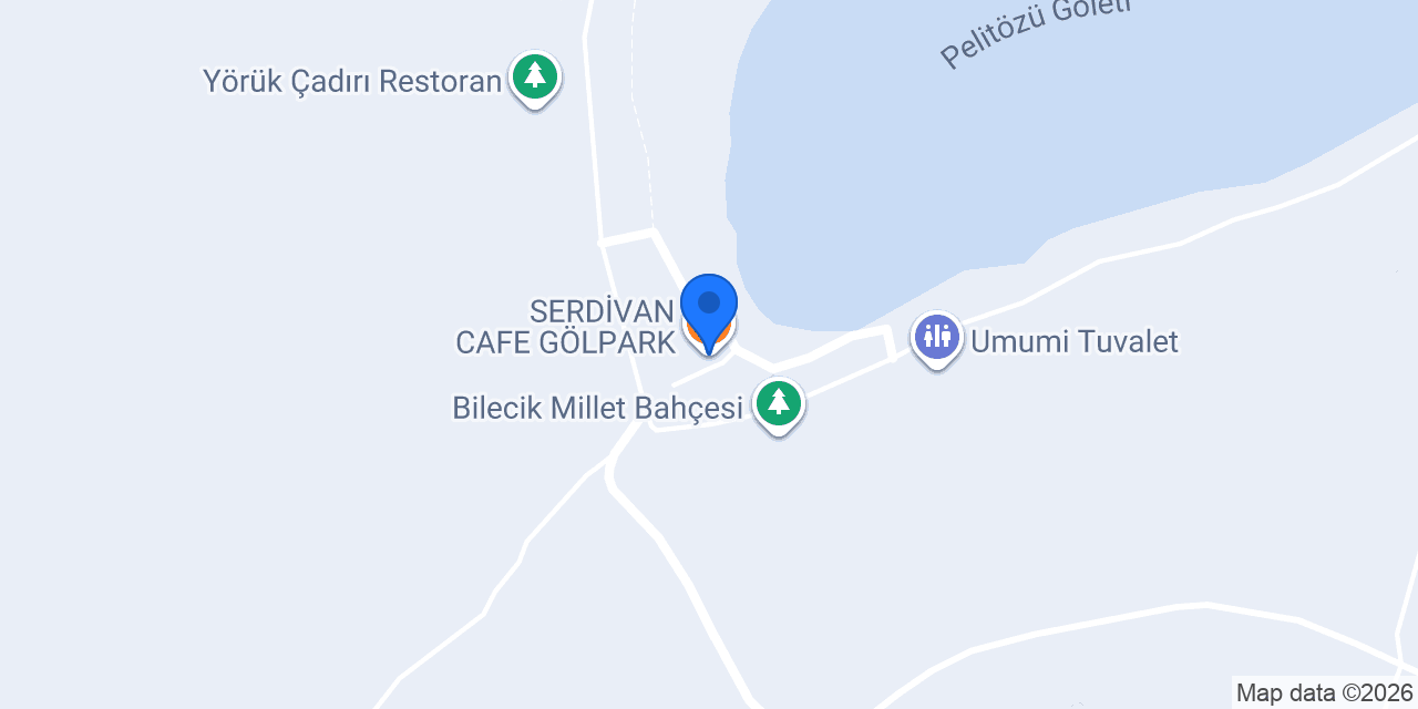 SERDİVAN CAFE GÖLPARK konumu