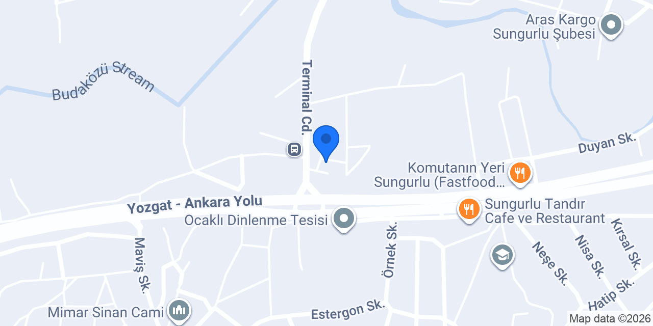 güzelce mermer sungurlu mermerci konumu