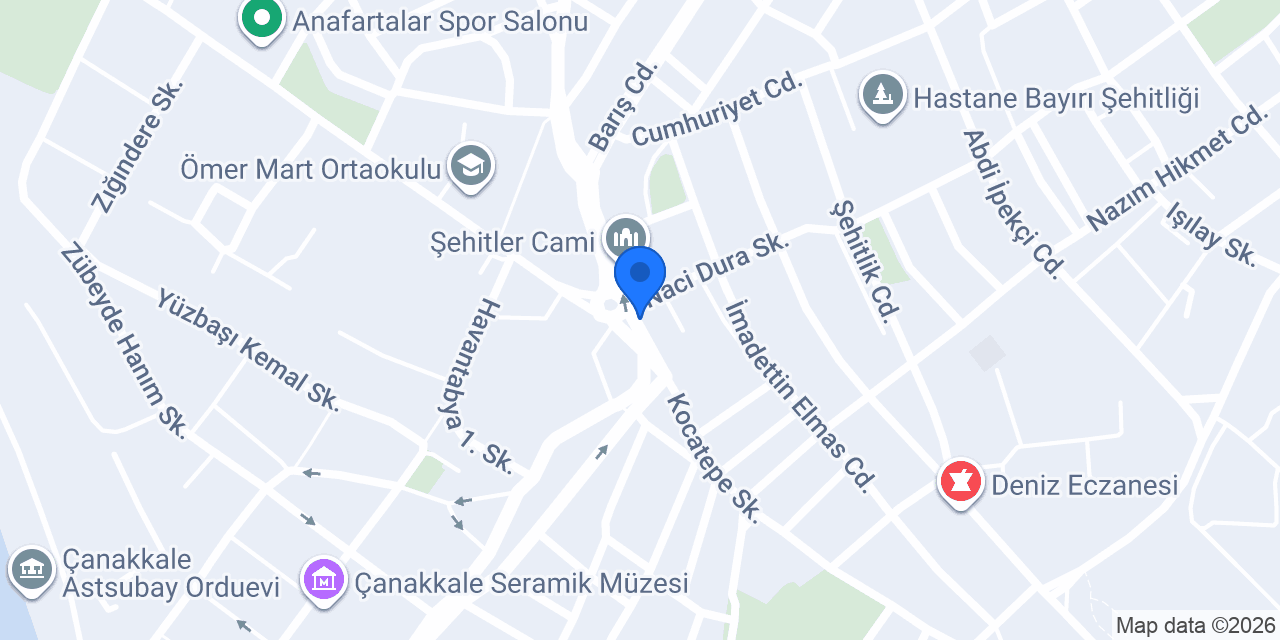 Erzak Et konumu
