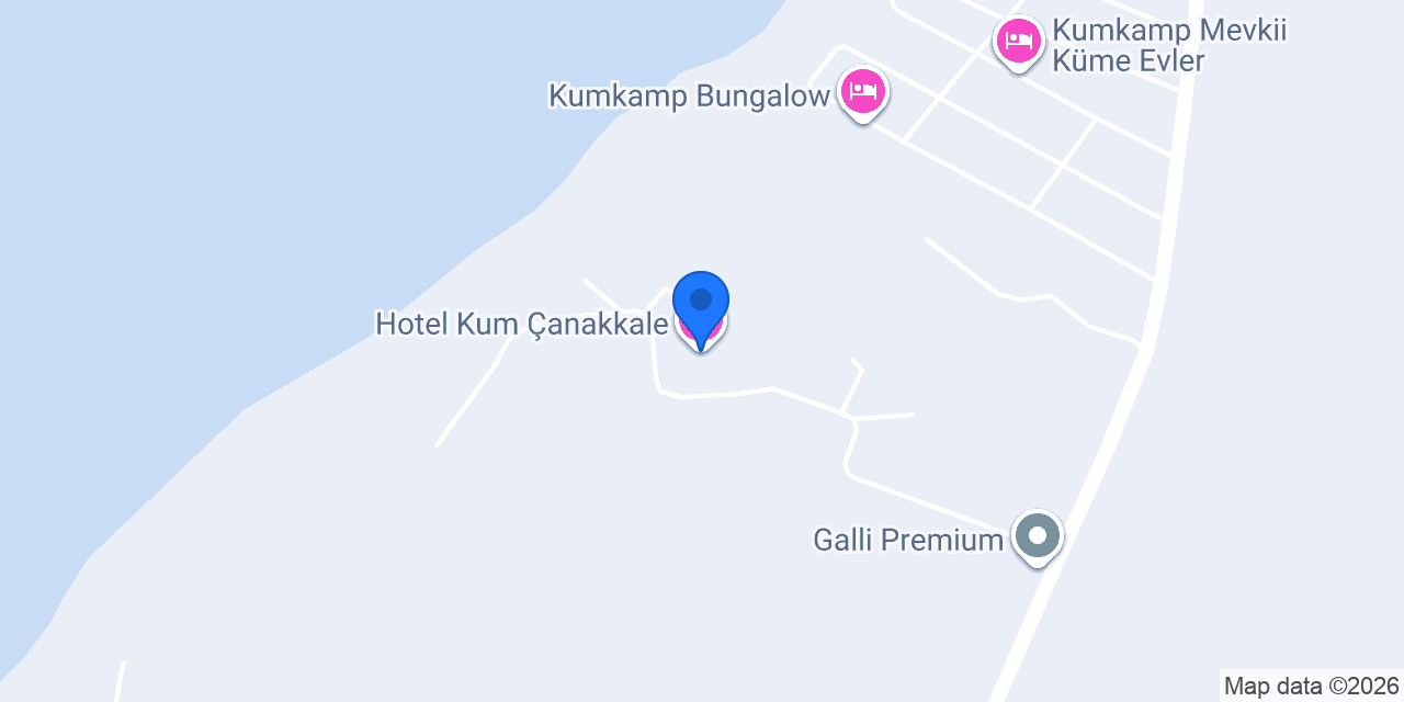 Hotel Kum Çanakkale konumu