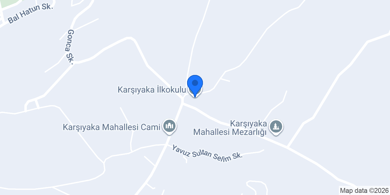 Karşıyaka İlkokulu konumu
