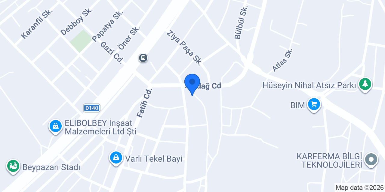 Öz-fa duşakabin konumu