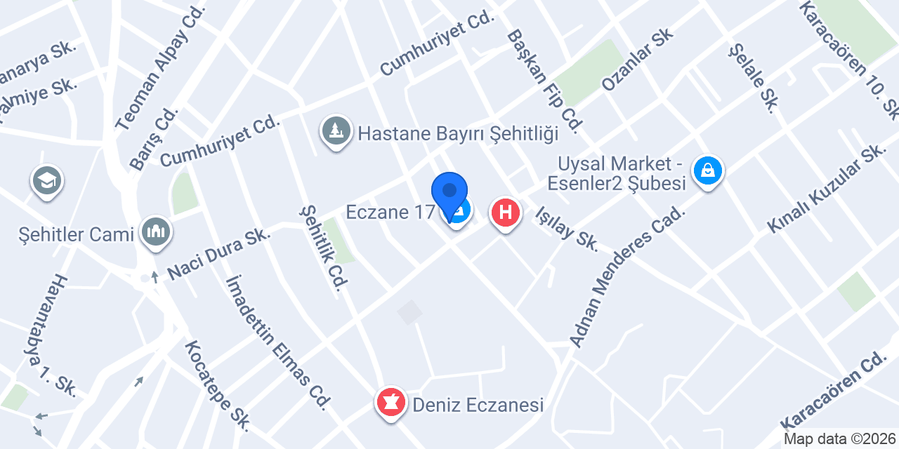 Kuaför £ Bay&bayan ve Çocuk konumu