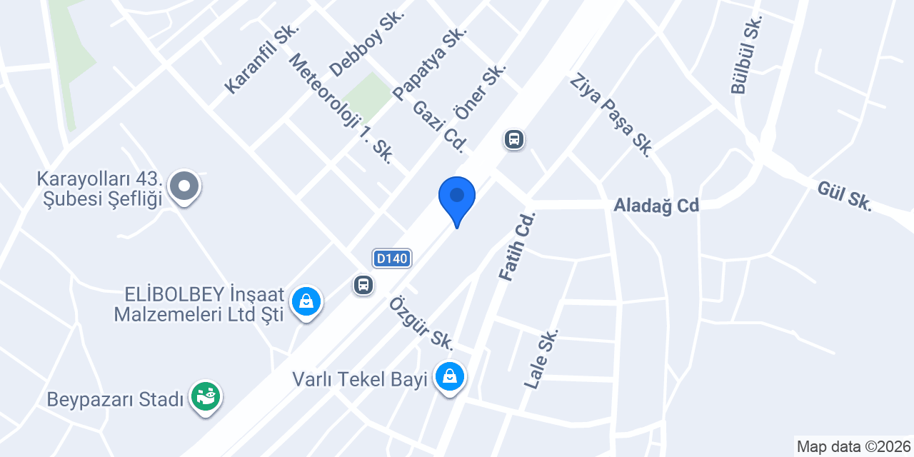 Göçeroğlu Oto Lastik konumu