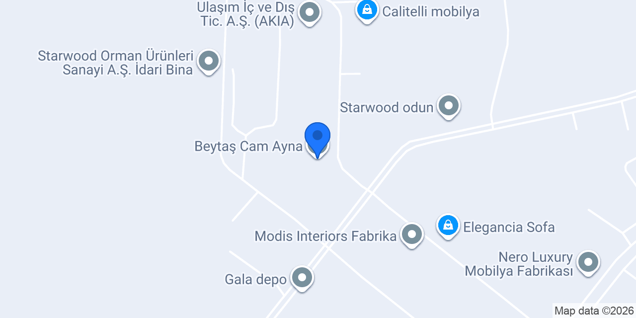 Beytaş Cam Ayna konumu
