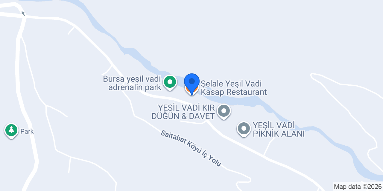 Şelale Yeşil Vadi Kasap Restaurant konumu