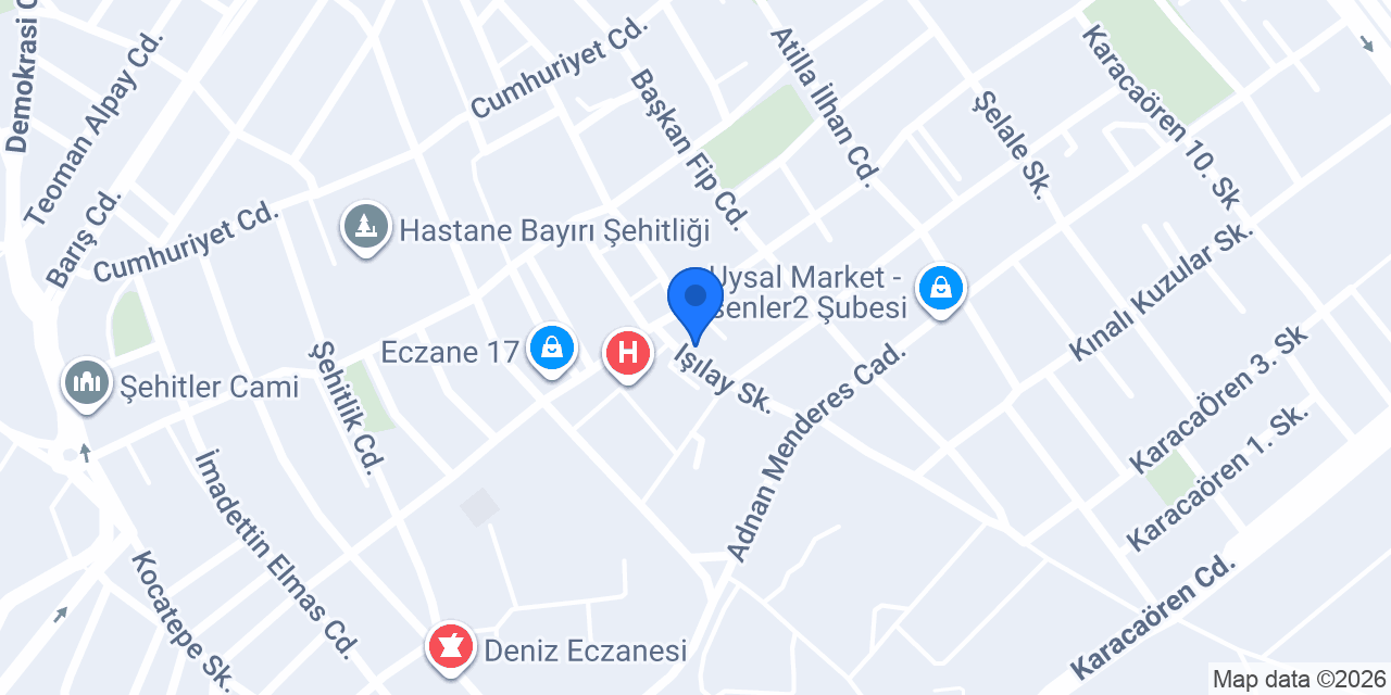 Aydın Eczanesi konumu