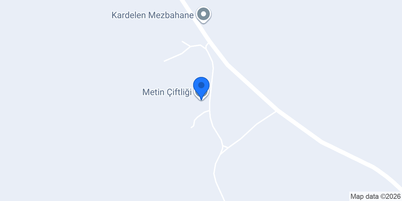 Metin Çiftliği konumu