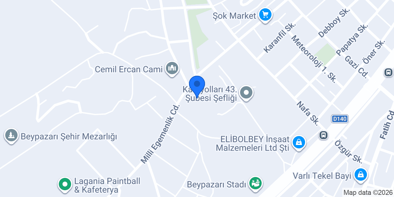 Beypazarı Anadolu Lisesi konumu