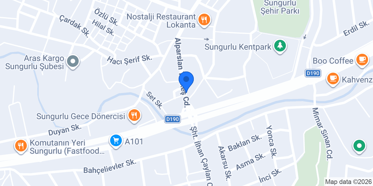 Özüm kasabı konumu