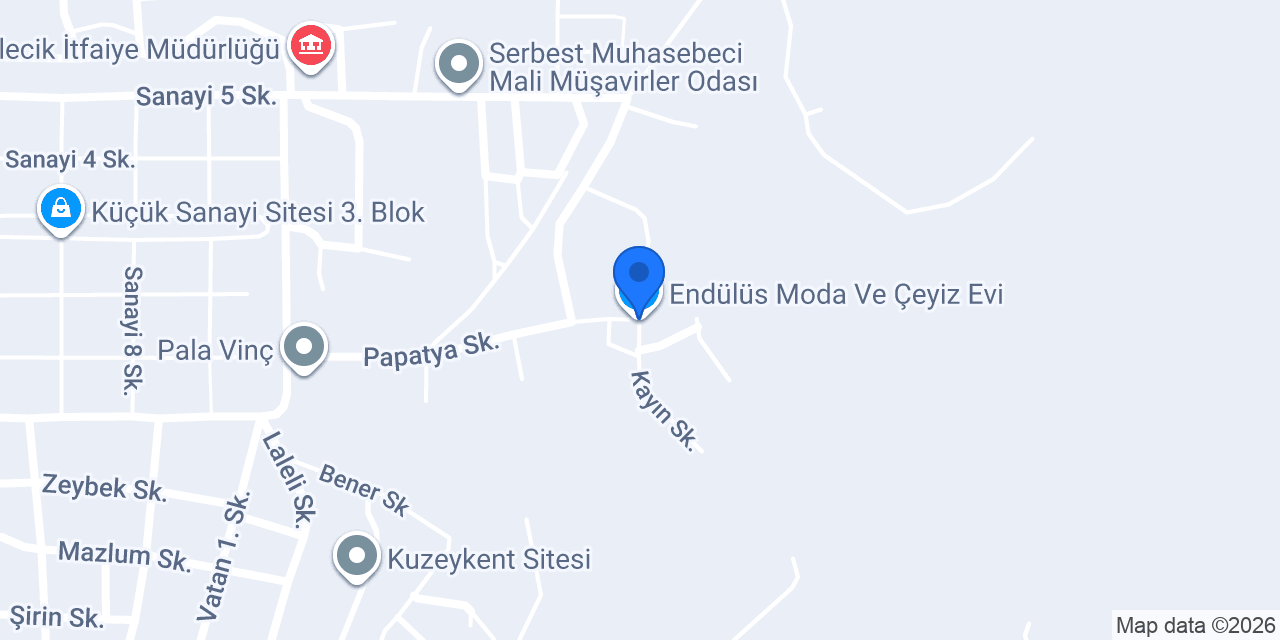 Endülüs Moda Ve Çeyiz Evi konumu