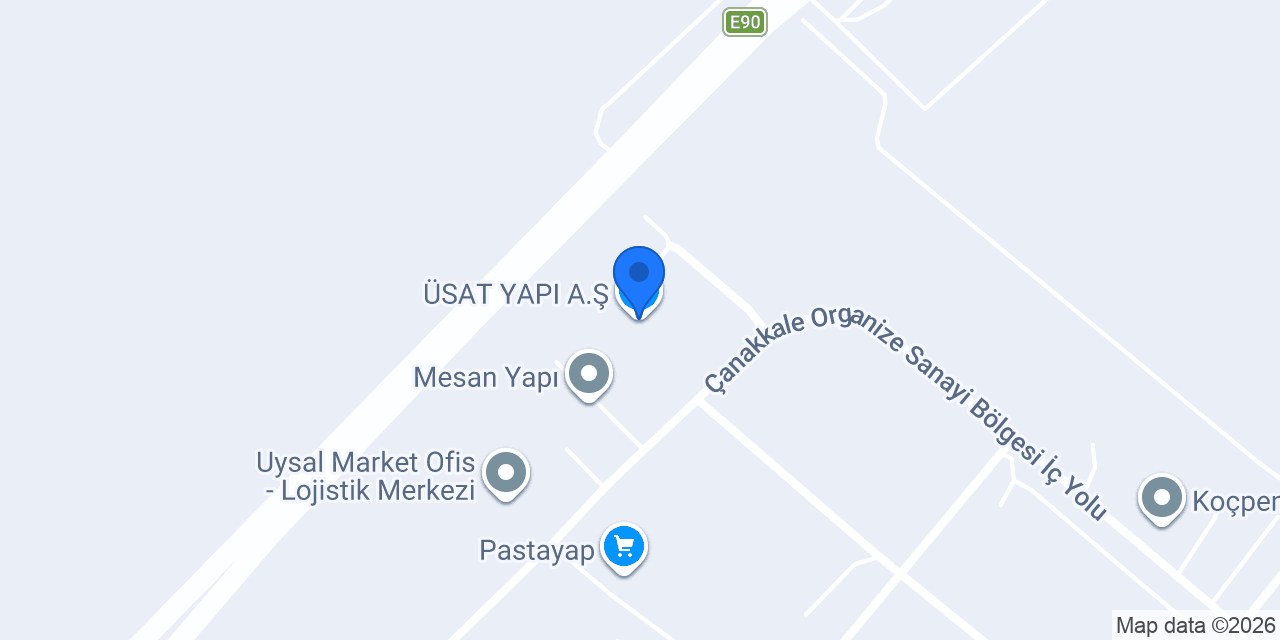 ÜSAT YAPI A.Ş konumu