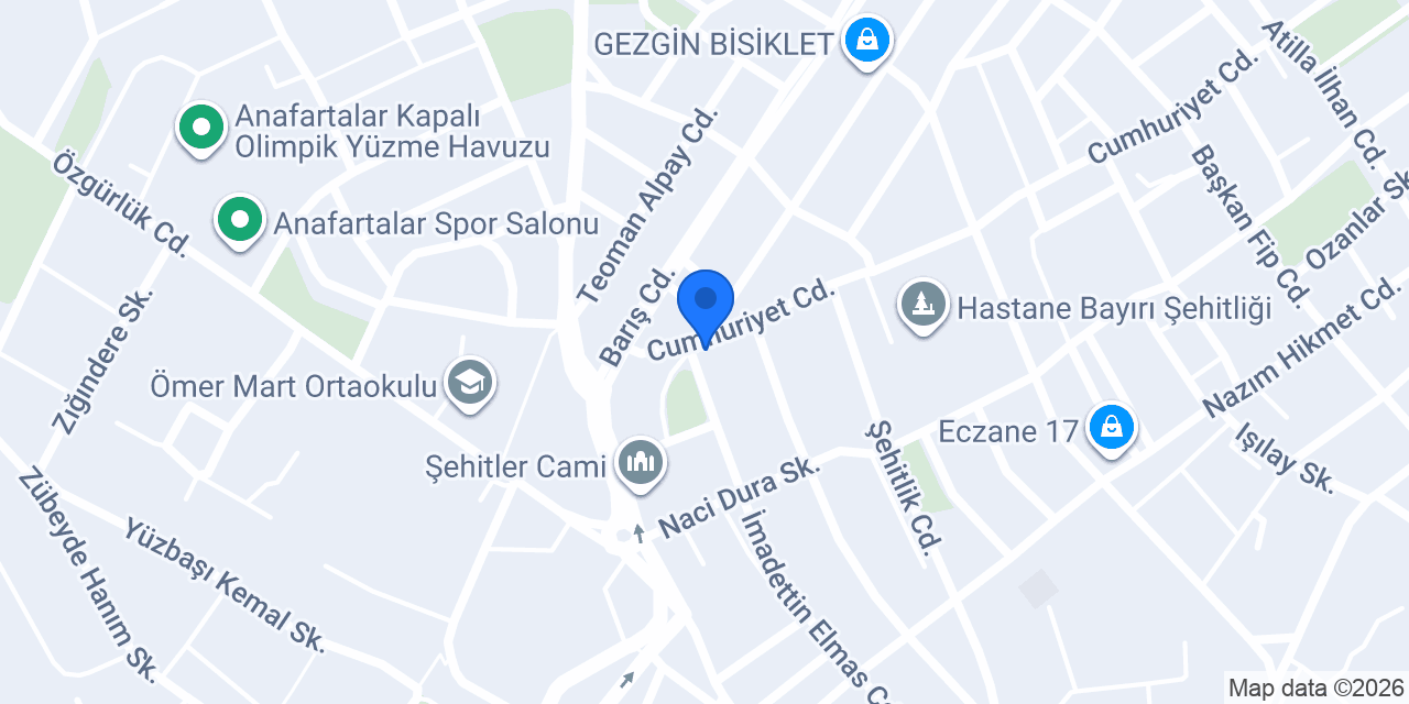 GürTur Öğrenci Servisi konumu