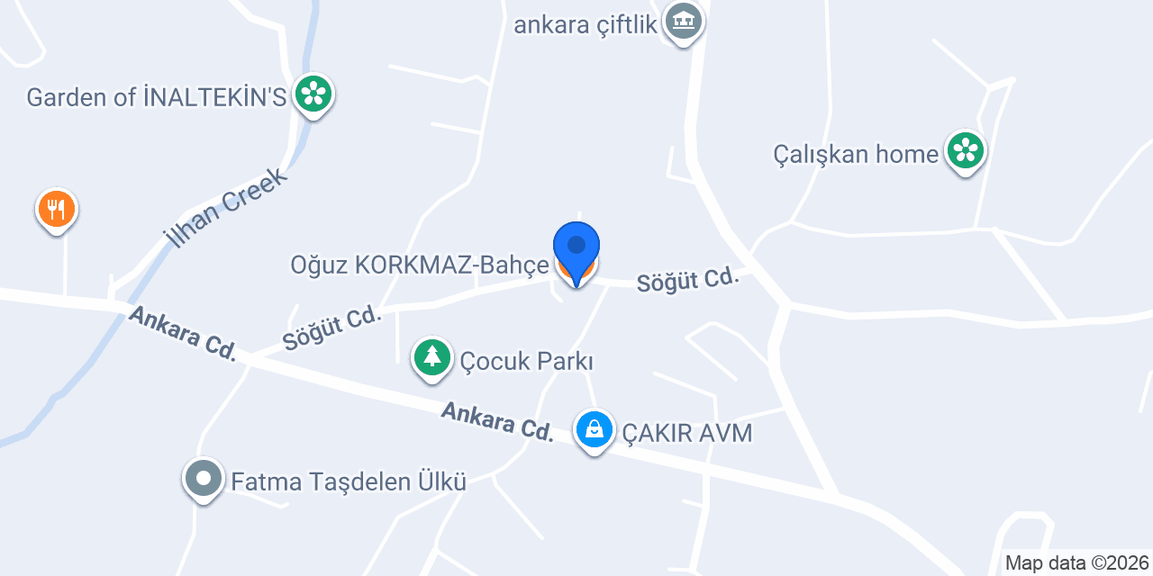 Oğuz KORKMAZ-Bahçe konumu