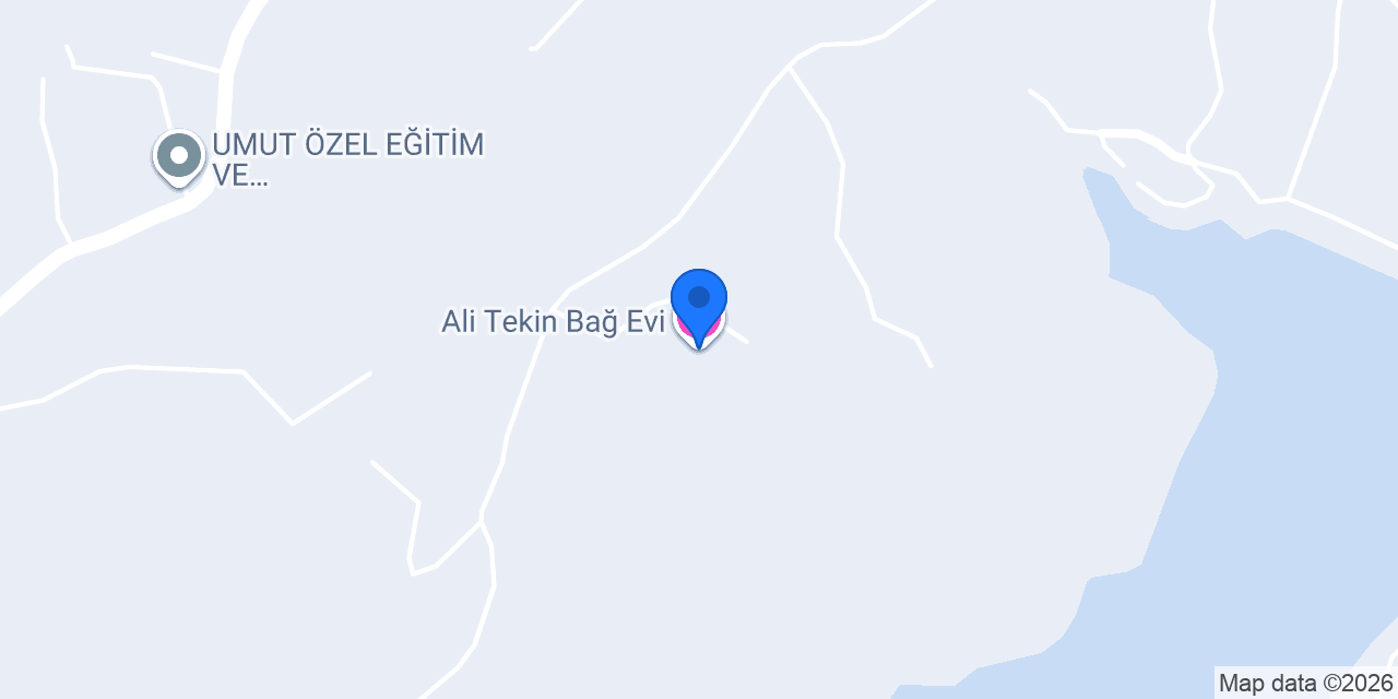 Ali Tekin Bağ Evi konumu
