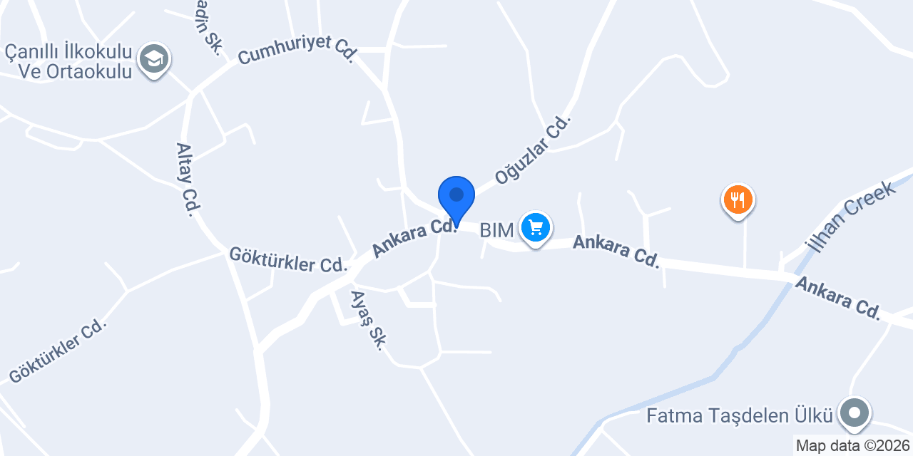 Hasbahçe Mangal Cafe Restoran konumu