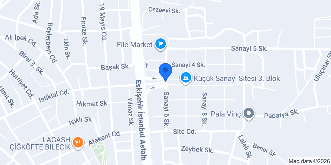 Üç Öğün Hazır Yemek konumu