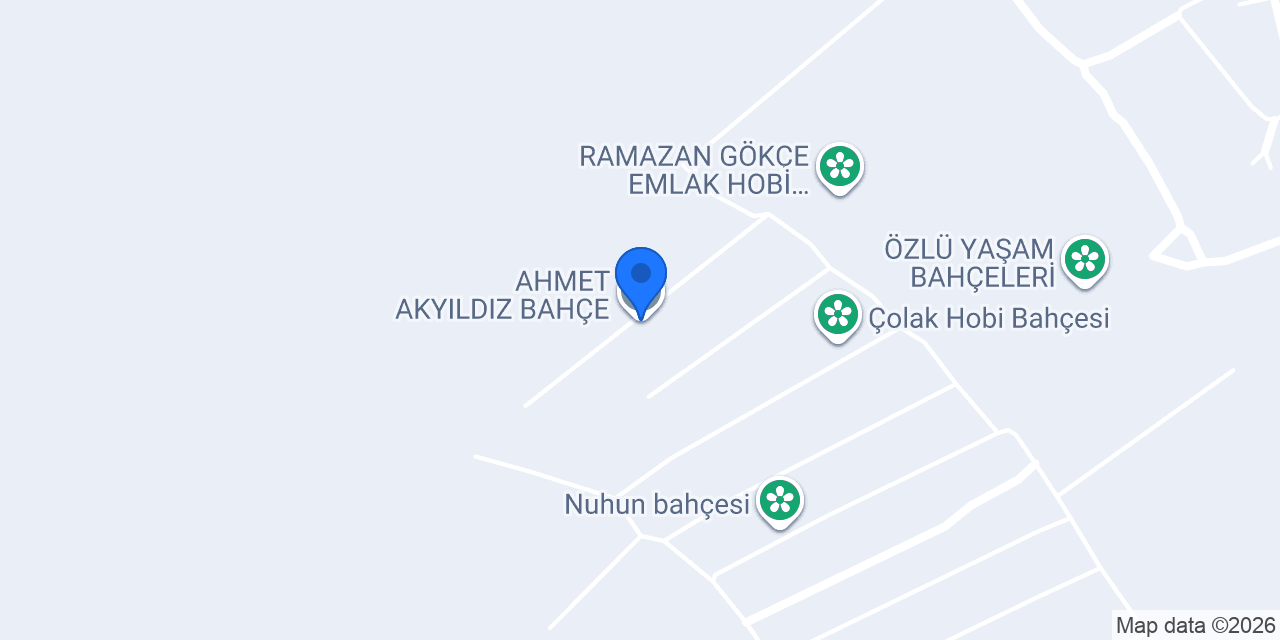 AHMET AKYILDIZ BAHÇE konumu