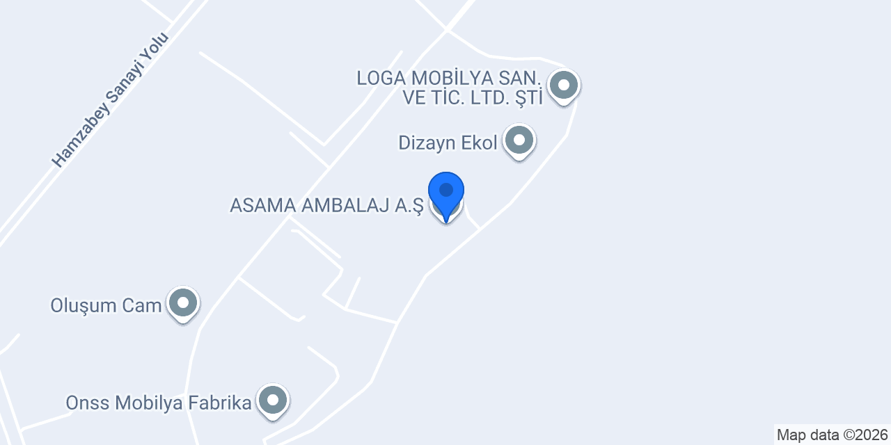 ASAMA AMBALAJ A.Ş. konumu