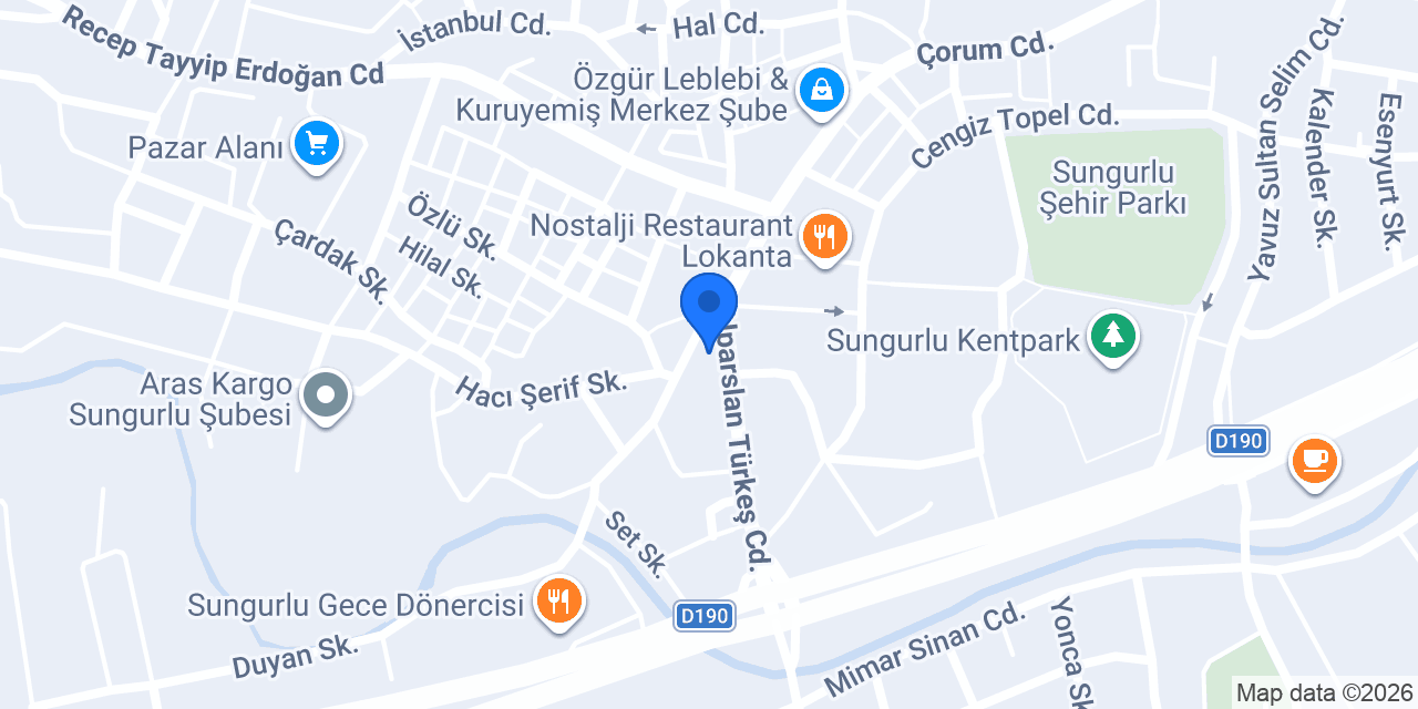 Miraç Erkek Kuaförü konumu