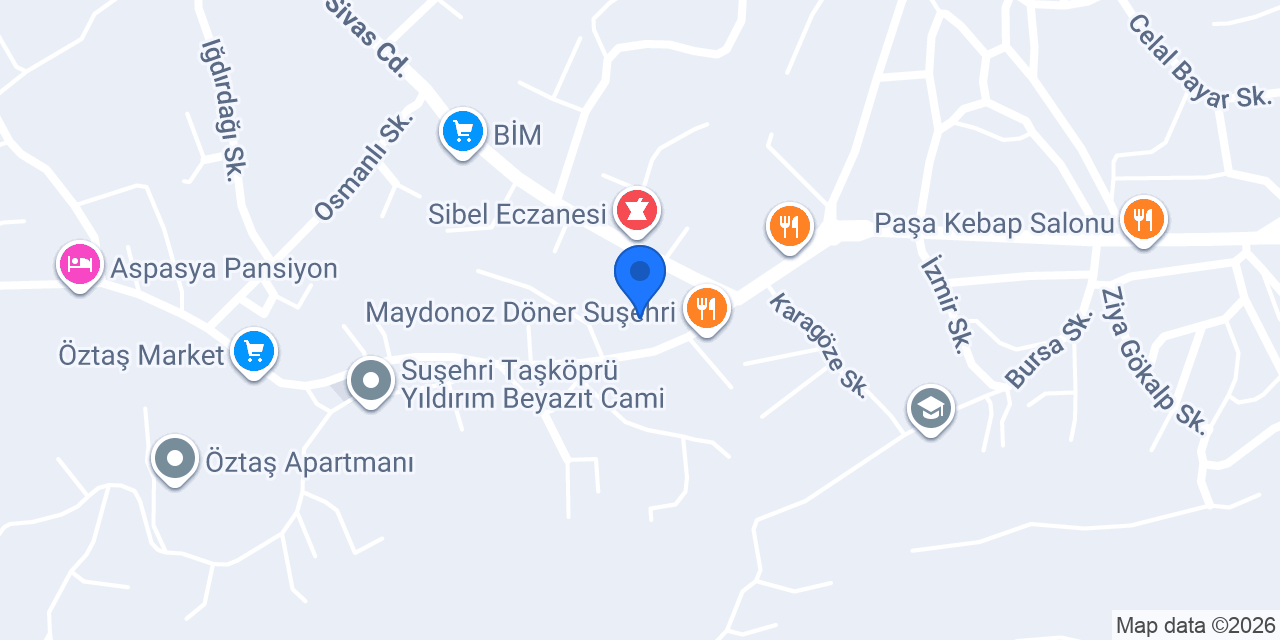 Tapu Müdürlüğü konumu