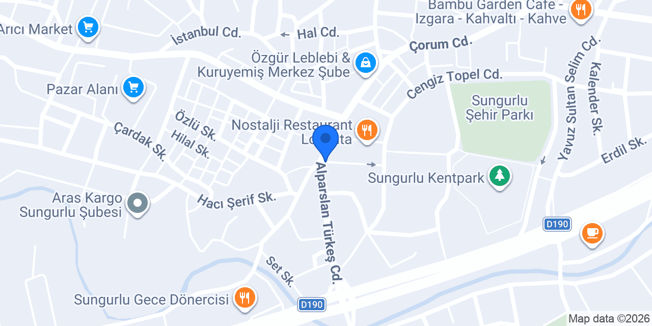 Erkek kuaförü (erkek berberi) konumu
