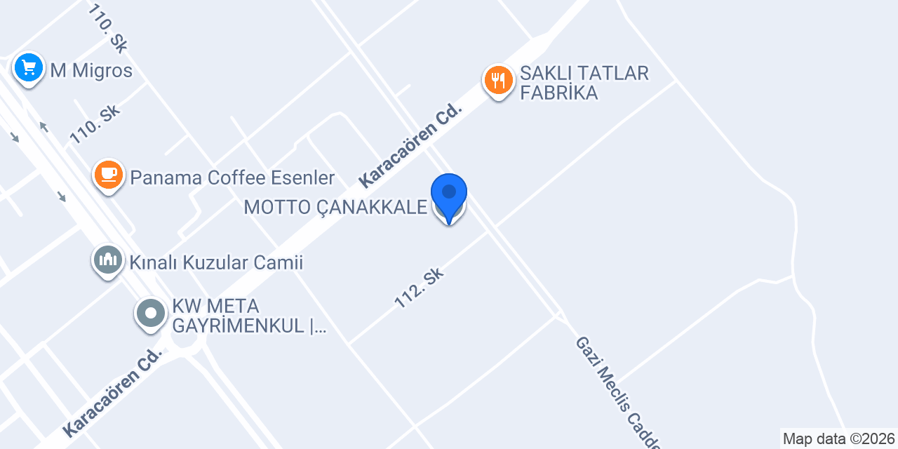 MOTTO ÇANAKKALE konumu