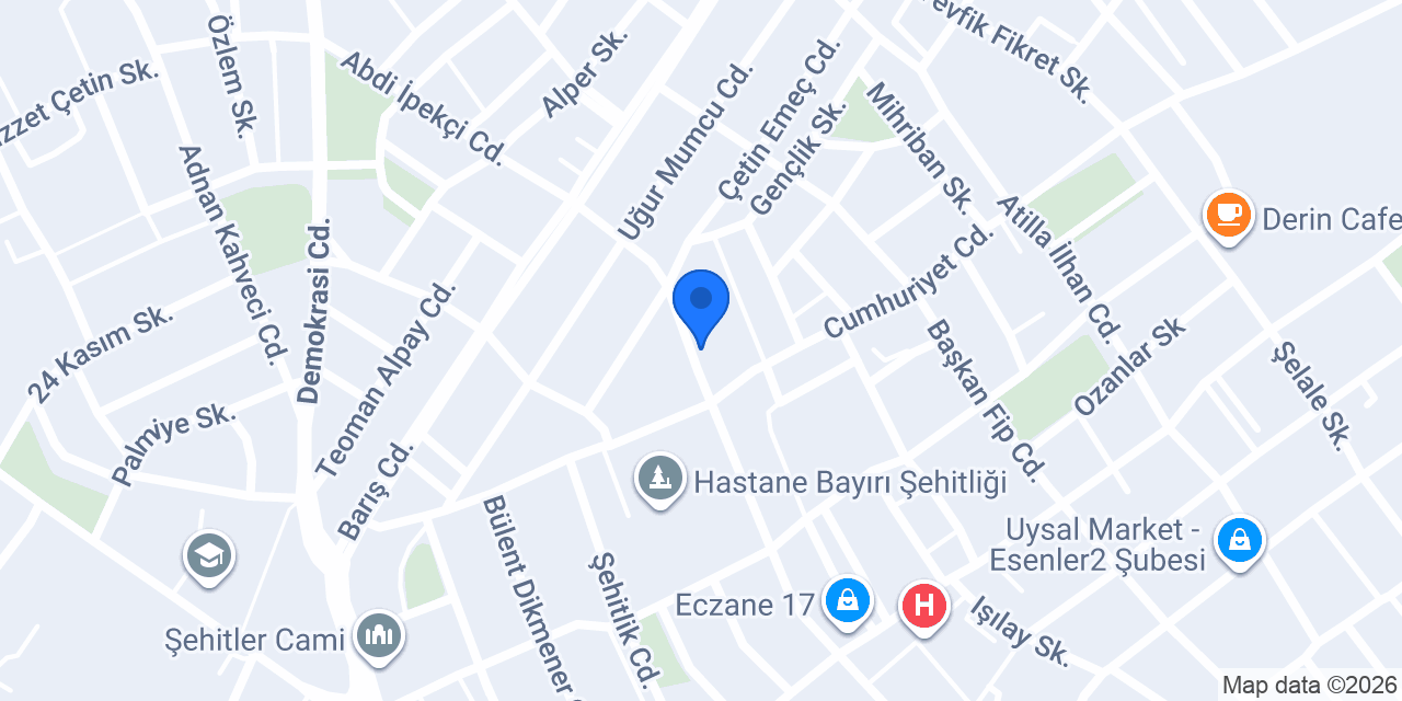 Emine Öztürk Hair Design Studio konumu