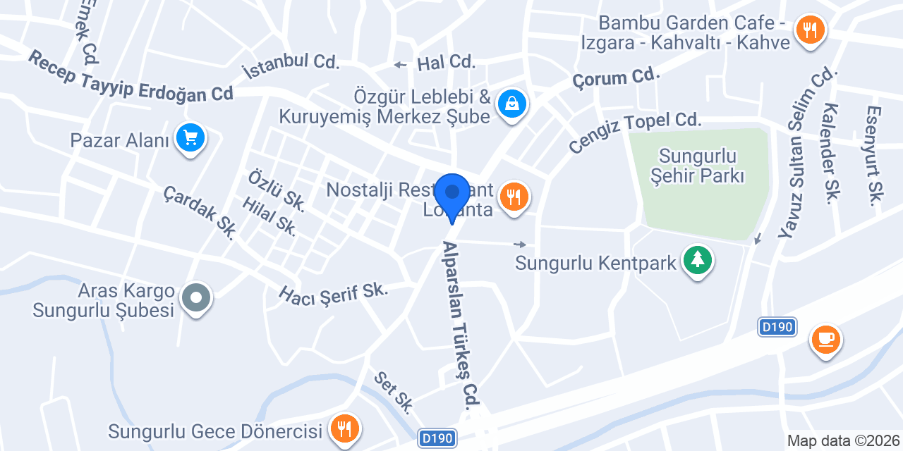 Ulucami Taksi konumu