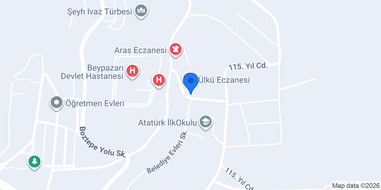 Yeni Can Eczanesi konumu