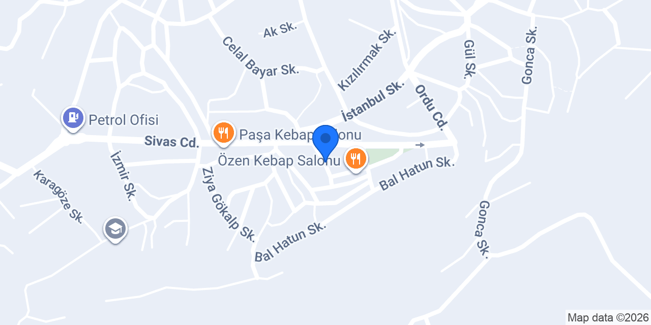 Suşehri Kornişci konumu