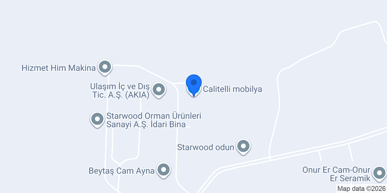 Calitelli mobilya konumu