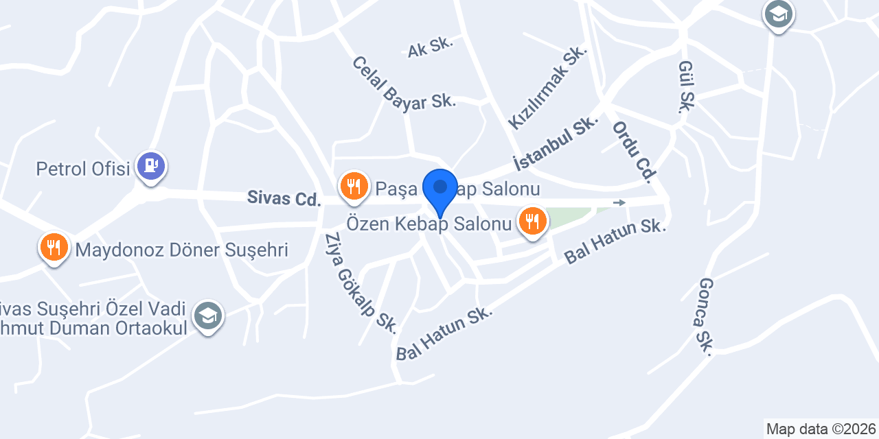 Kuzupınar Pide Salonu konumu