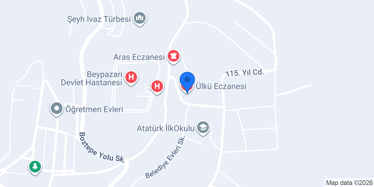 Ülkü Eczanesi konumu