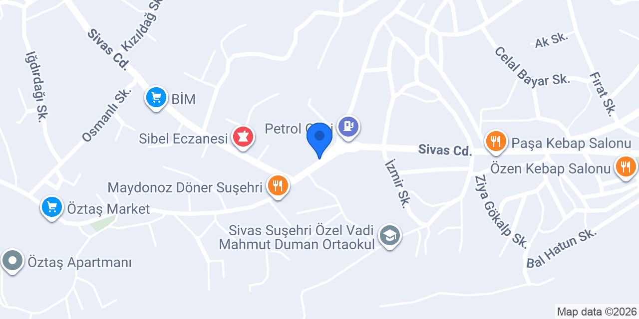 Can Ciğer Kebap konumu