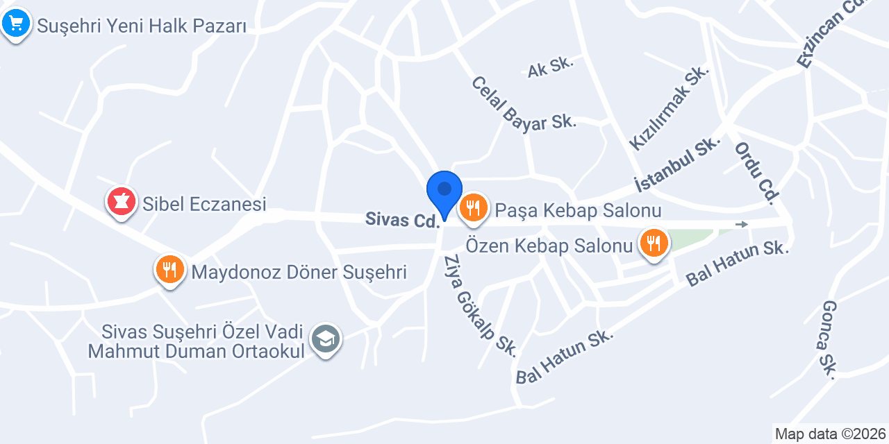 Yaman Yapı Market konumu