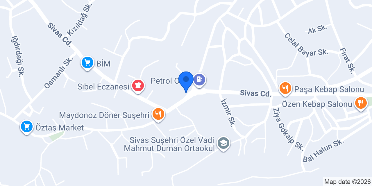 Havuzbaşı Dürüm Evi konumu