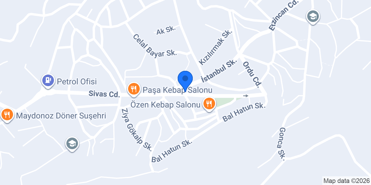 Kösedag çorba ve köfte salonu konumu
