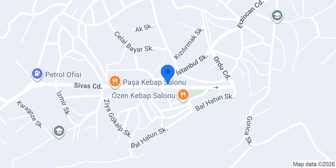 Şen Sebzeciler konumu