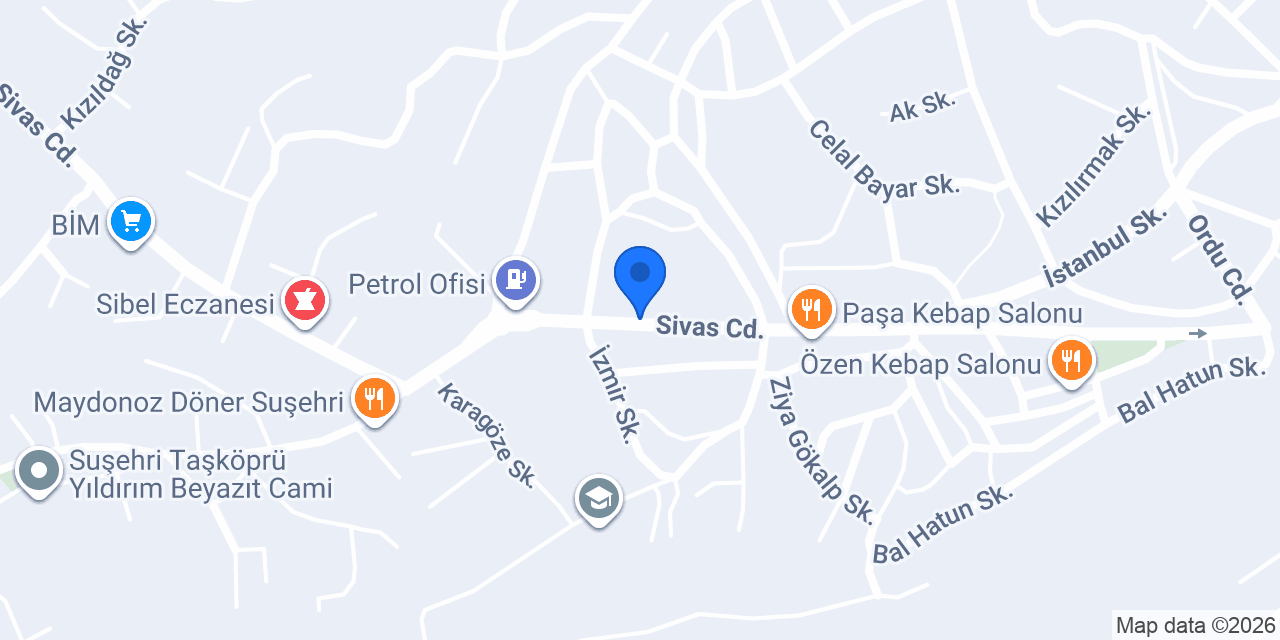 Özata Park Evleri konumu