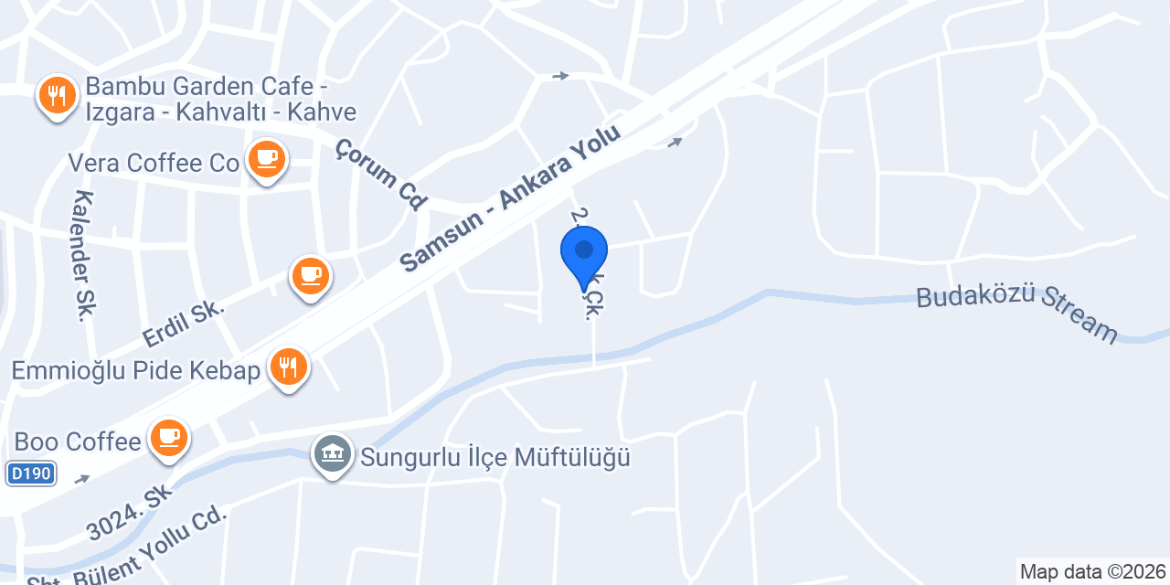 Özel Sungurlu Teknokent koleji konumu