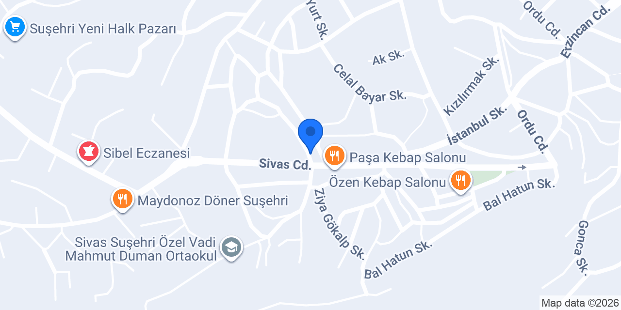 Coşar Ticaret konumu