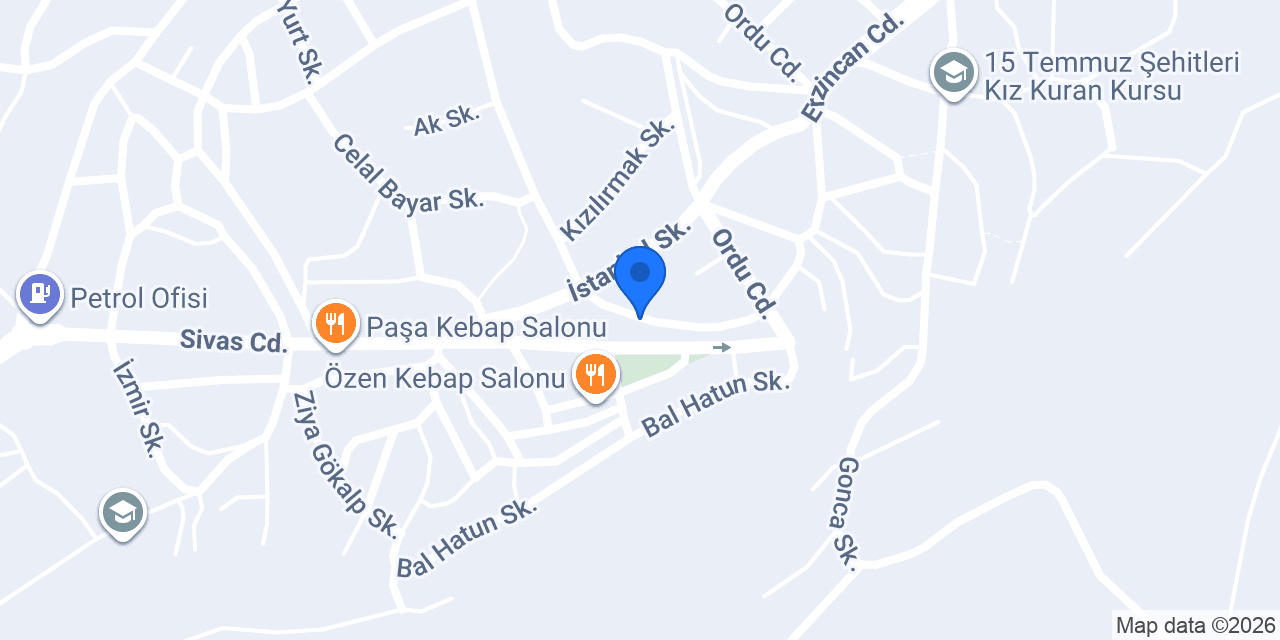 Suşehri Ekomini konumu