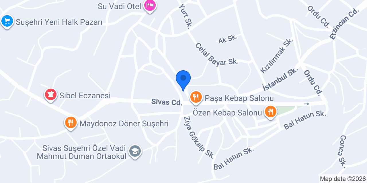 COŞAR MOBİLYA DTM LTD ŞTİ konumu